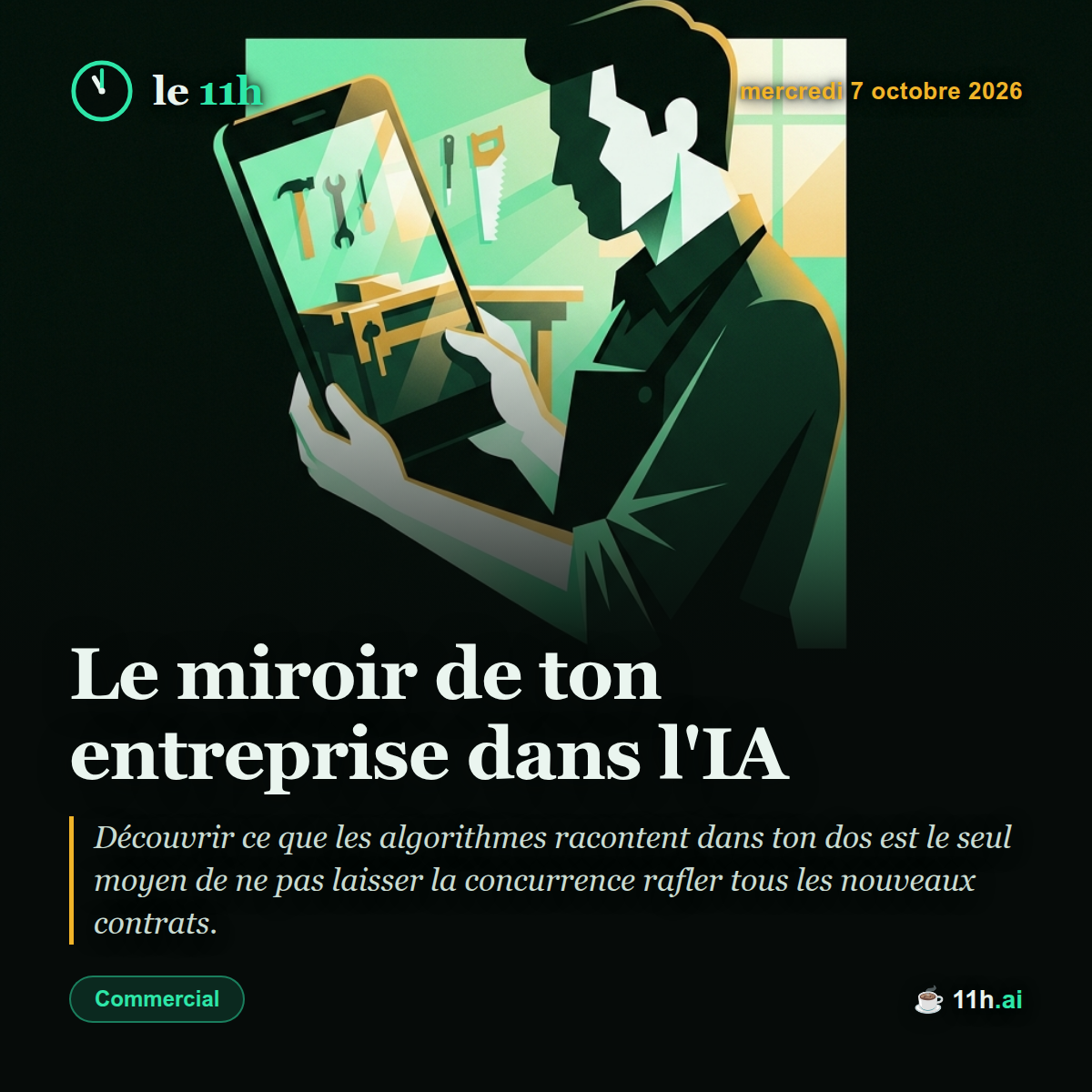 Le miroir de ton entreprise dans l'IA — le 11h du mercredi 7 octobre 2026